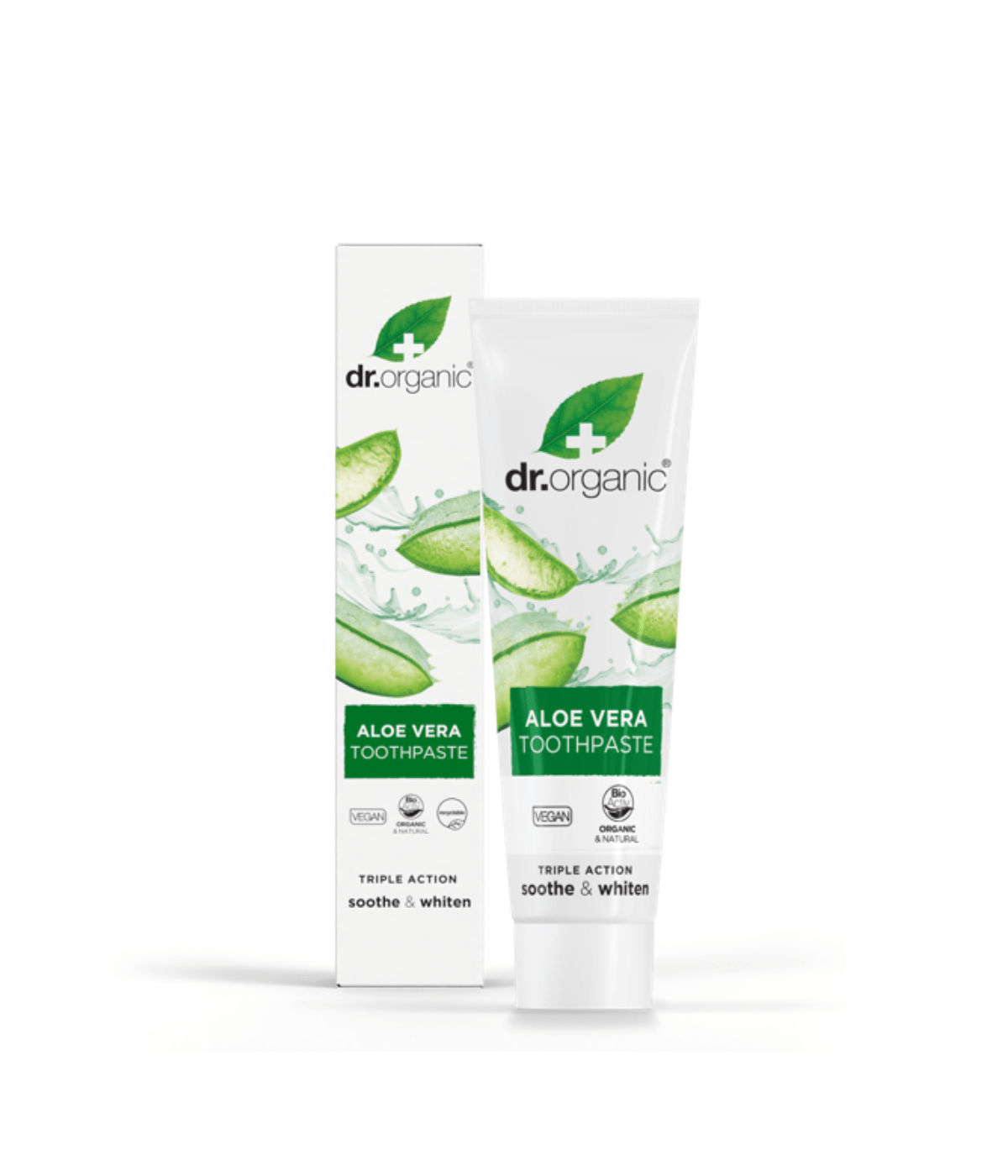 Fehérítő fogkrém bio Aloe verával 100ml