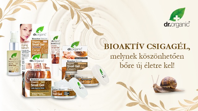 Bioaktív csigagél: szuper szövetséges az öregedés jeleivel szemben!