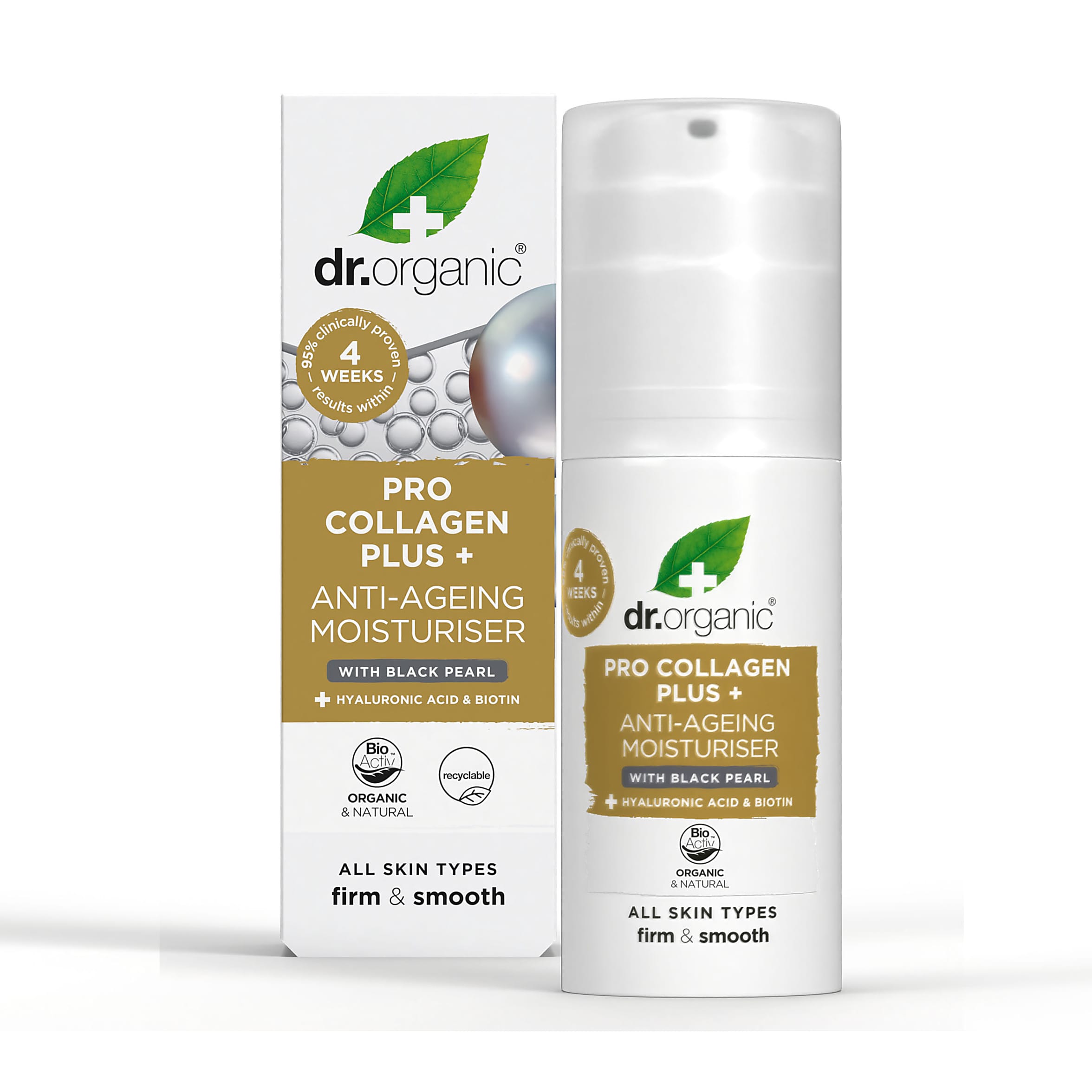 Pro Collagen Anti-Aging hidratáló arckrém fekete gyönggyel 50ml